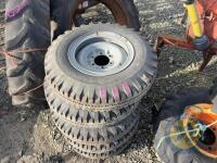 Rims & Tyres Heavy Duty Split Rims 700/15 6 Stud 3x 6 Ply & 2x 8 Ply - 2