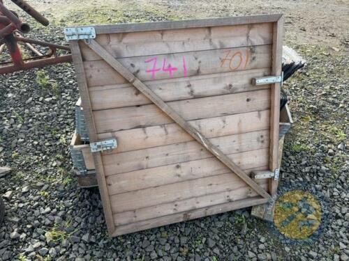 Wooden Gate 1000mm Wide x 1045 High