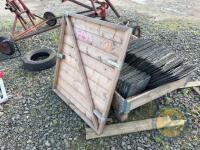 Wooden Gate 1000mm Wide x 1045 High - 2