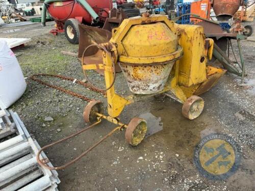 Yellow Cement Mixer
