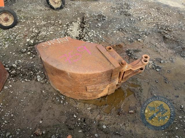 Small Digging Bucket 40mm Pins