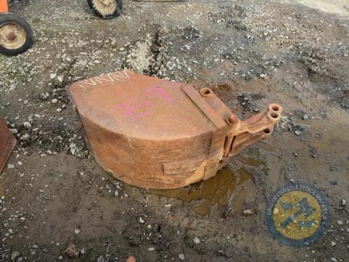 Small Digging Bucket 40mm Pins