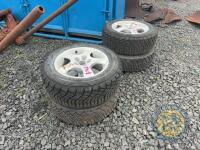 4x 195/65R15 Tyres and Rims
