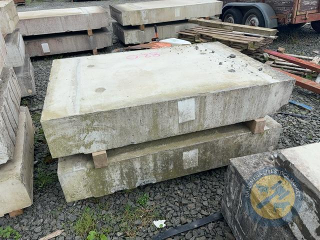 X22 Concrete Slabs 4'11 Long x 3' 3.5 Wide