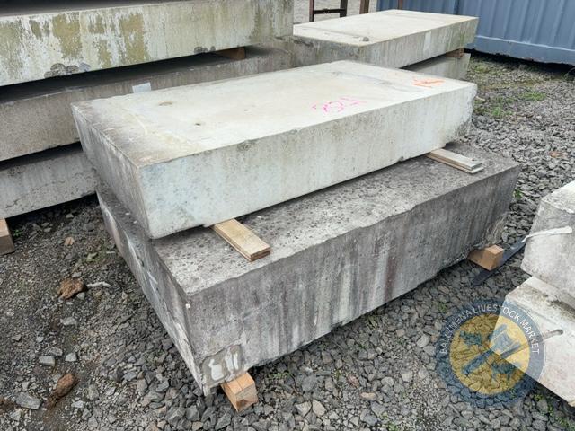 X2 Concrete Slabs 4'11 Long x 2'9 Wide