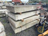 X4 7'1 Concrete Slabs x 3ft 3.5ft Wide