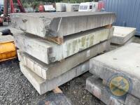 X4 7'1 Concrete Slabs x 3ft 3.5ft Wide - 3