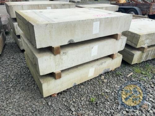 X3 4'11 Long x 3'3.5 Wide Concrete Slabs