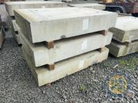X3 4'11 Long x 3'3.5 Wide Concrete Slabs