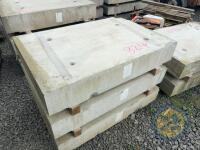 X3 4'11 Long x 3'3.5 Wide Concrete Slabs - 2