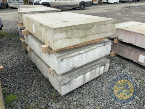 X3 4'11 Long x 3'3.5 Wide Concrete Slabs