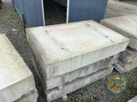 X3 4'11 Long x 3' 3.5 Wide Concrete Slabs - 2