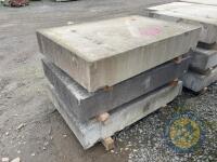 X3 4'11 Long x 3'3.5 Wide Concrete Slabs - 3