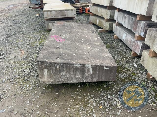 X1 7' Long x 3.5 ft Wide Sloping Concrete Slab