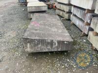 X1 7' Long x 3.5 ft Wide Sloping Concrete Slab