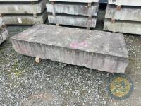 X1 7' Long x 3.5 ft Wide Sloping Concrete Slab - 2