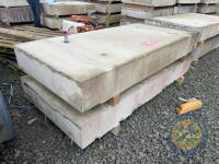 Approx 7.5 ft Long x 3' 3.5 Wide x2 Concrete Slabs - 3