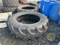 2x 480/70R38 Tyres
