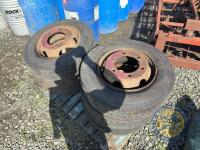 6 Lorry Wheels 4 x 6stud 2 x 8stud - 2