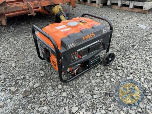 Generator 7HP unleaded petrol (key in office)