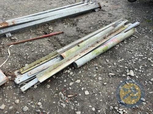 Seletion of flat bar piping & angle iron galvanised