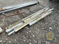 Seletion of flat bar piping & angle iron galvanised
