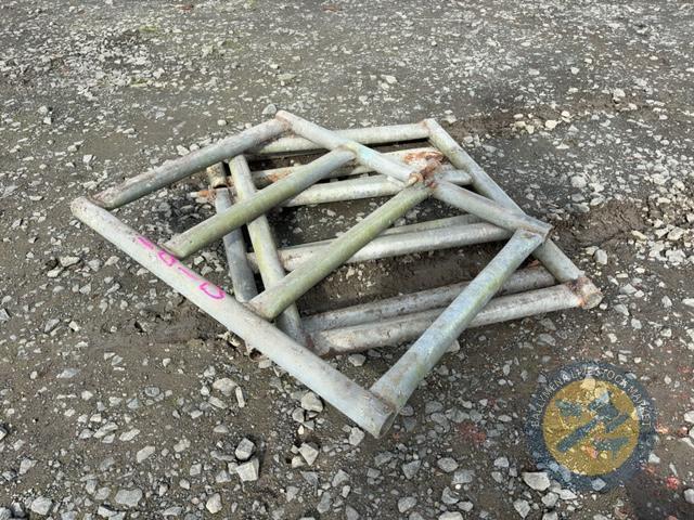 3x Galvanised Race Gates 33"x41" made into 2" piping
