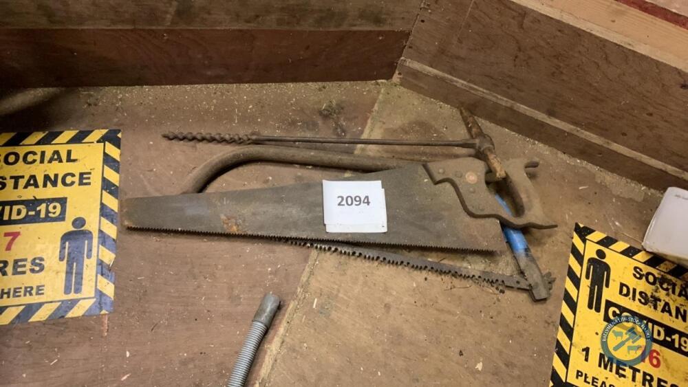 2x hand saws