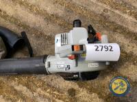 Echo ES2400 hand held blower with bag, starts, runs, blows - 4
