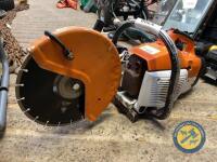 Stihl TS 400 new diamond tip blade, starts, runs & cuts - 2