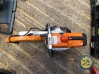 Stihl TS 400 new diamond tip blade, starts, runs & cuts - 4