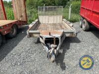 10x6 Ifor Williams plant trailer with lights & brakes working - 2