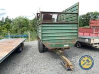 Fraser tandem axle silage trailer 8.5tn with grain door - 2