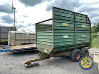 Fraser tandem axle silage trailer 8.5tn with grain door - 3