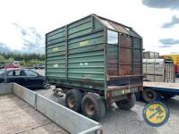 Fraser tandem axle silage trailer 8.5tn with grain door - 4