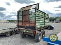 Fraser tandem axle silage trailer 8.5tn with grain door - 6