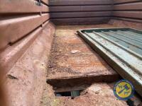 Fraser tandem axle silage trailer 8.5tn with grain door - 8