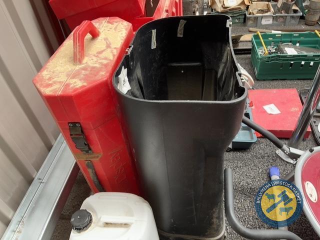 Red & Black plastic bin