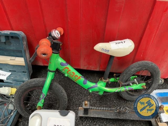 Green childrens bike