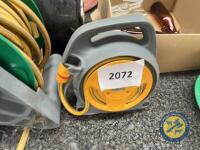 Small garden hose reel