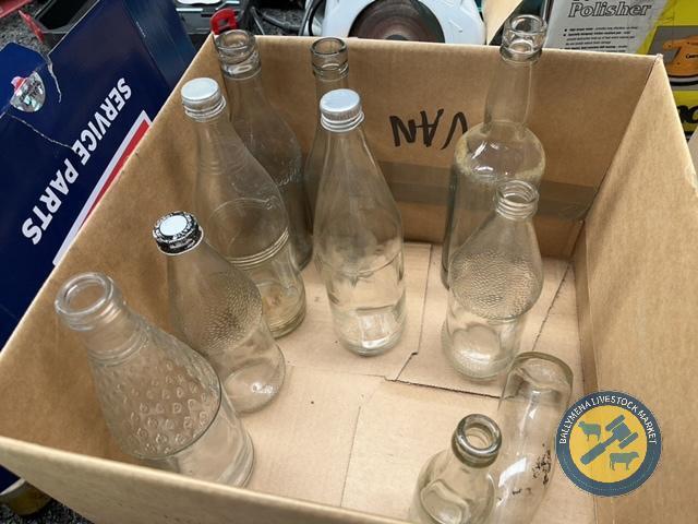 Box lot of bottles