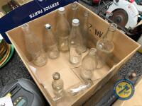 Box lot of bottles - 2