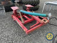 Up & down dribble bar frame for back of slurry tanker with fittings - 3