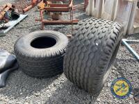 2x 50/50R17 off silage wagon