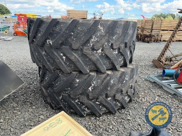 2x Trelleborg Tyres 650/65 R38 Rear tyres