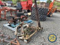 Massey Ferguson Reaper Model 327 - working - 2