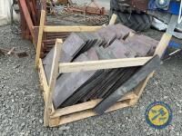 Pallet of various sizes of bangor blue slate Approx 120+ - 2