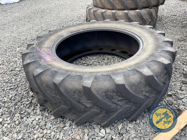 1x Michelin Agribib rear tractor tyre 18.4 R38