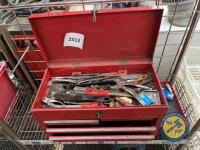 Red tool box & contents - 2