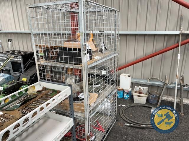 Large heavy duty cage on wheels